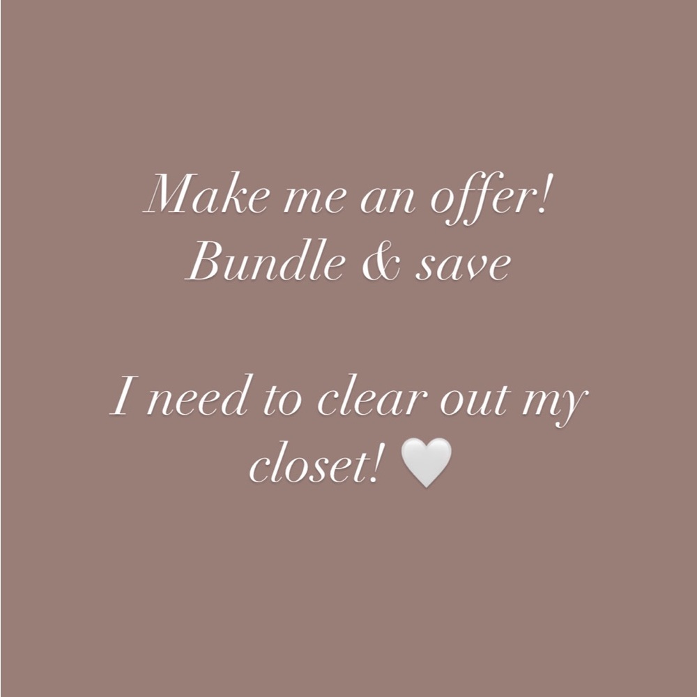 Closet clear out
